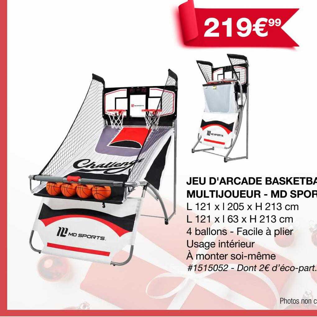 jeu d'arcade basketball multijoueur - md sports