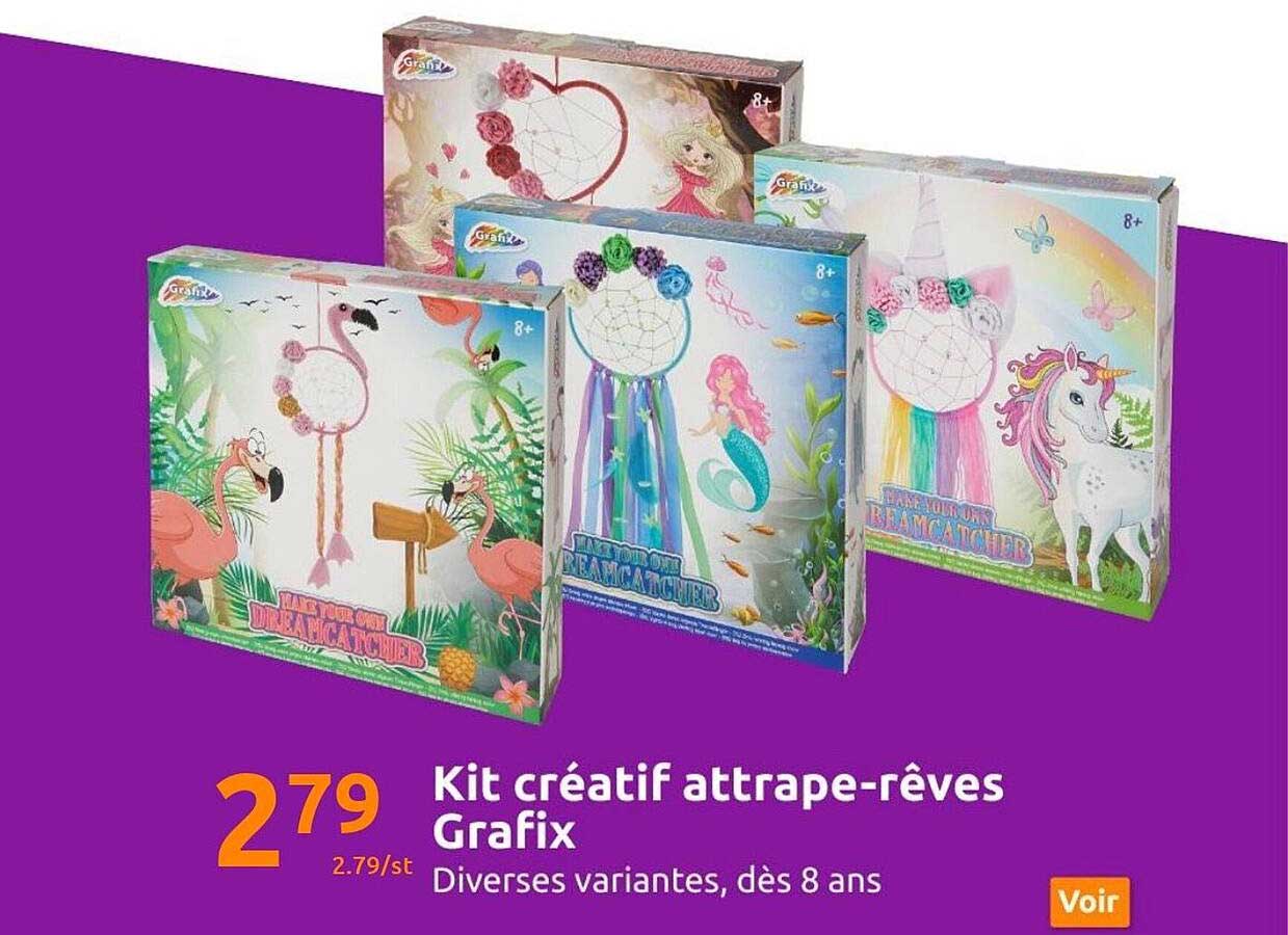 kit créatif attrape-rêves grafix