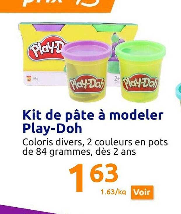 kit de pâte à modeler play-doh