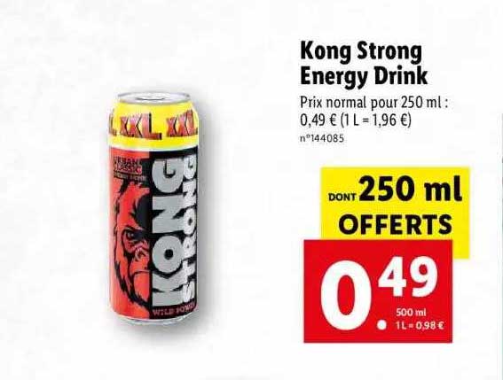 kong strong energy drink