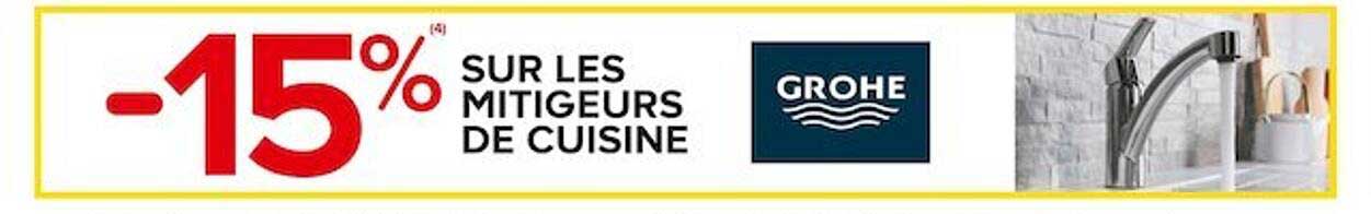 les mitigeurs de cuisine grohe