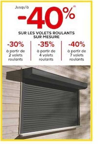 les volets roulants sur mesure