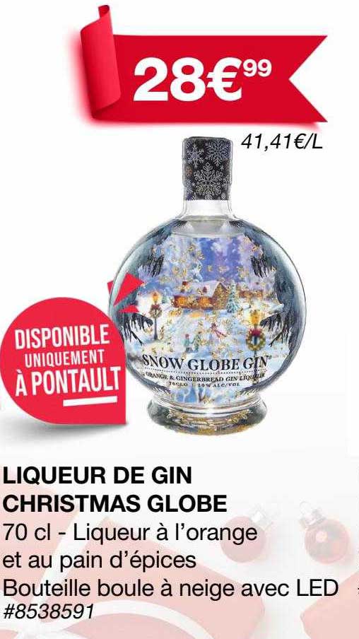liqueur de gin christmas globe