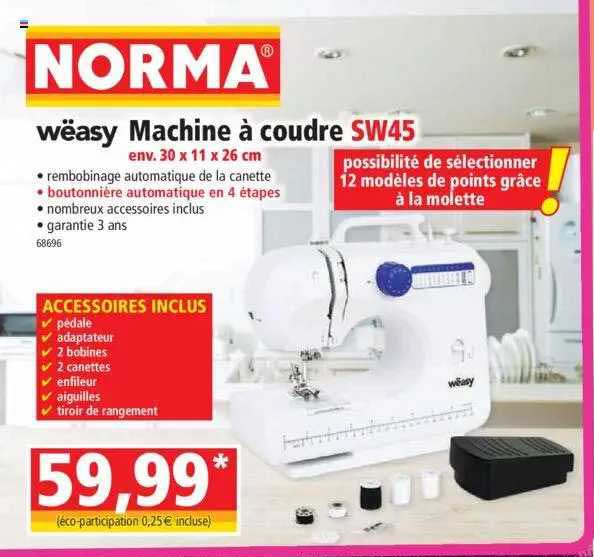machine à coudre sw45 wëasy