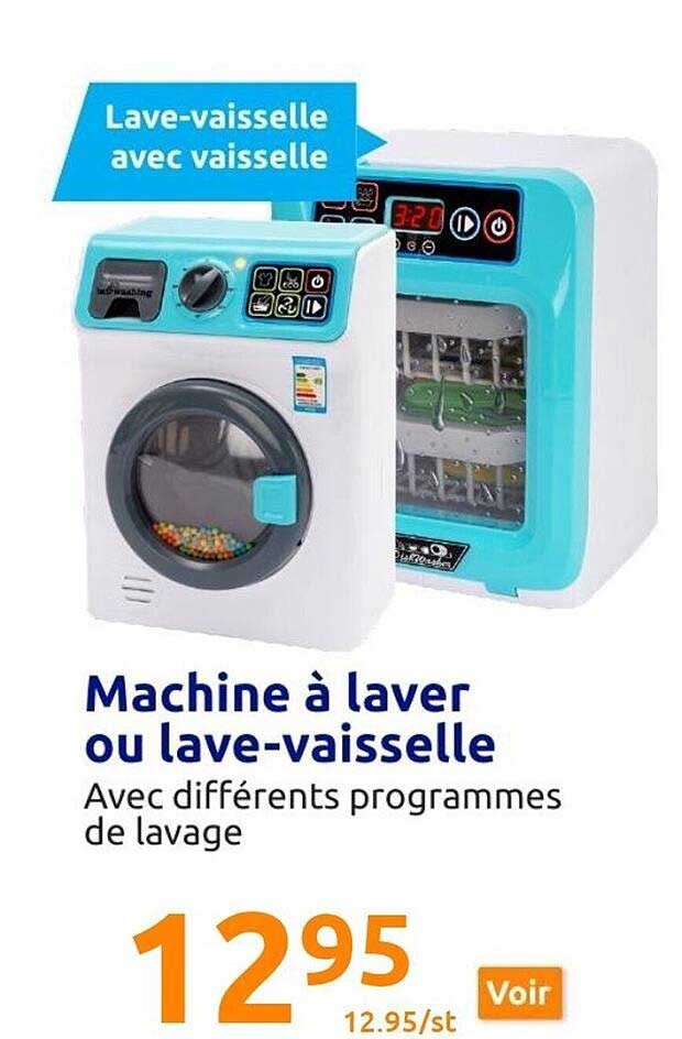 machine à laver ou lave-vaisselle