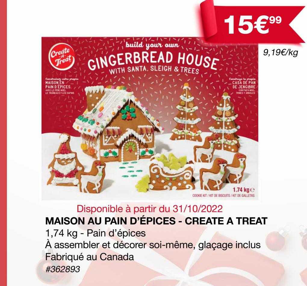 maison au pain d'épices - create a treat
