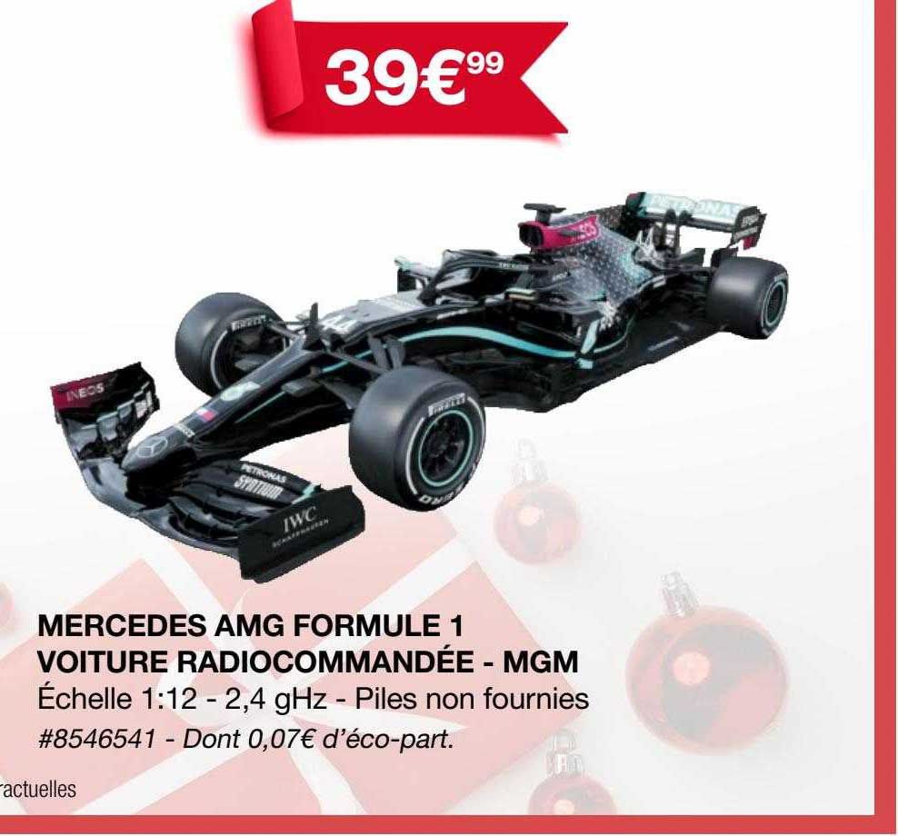 mercedes amg formule 1 voiture radiocommandée - mgm