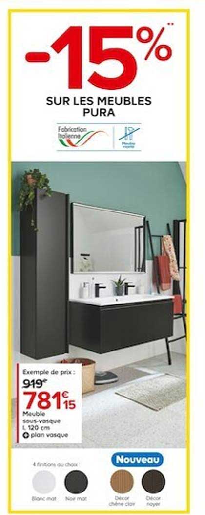 meuble sous-vasque + plan vasque