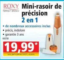 Mini-rasoir De Précision 2 En 1 Roxy