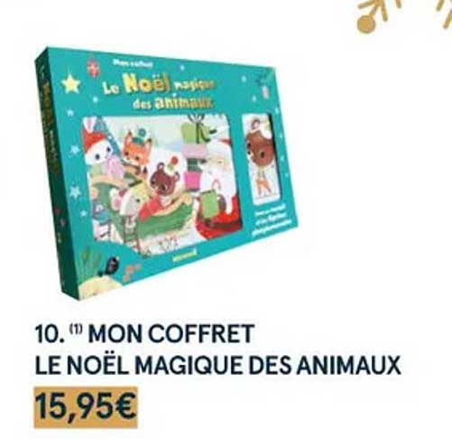 mon coffret le noël magique des animaux