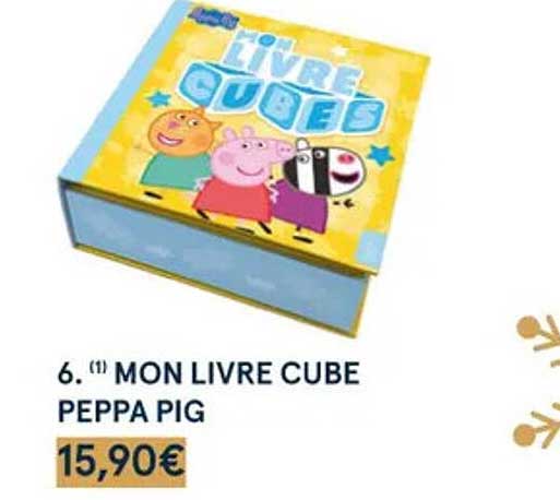 mon livre cube peppa pig