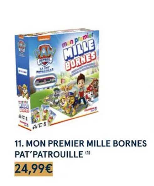 mon premier mille bornes pat'patrouille