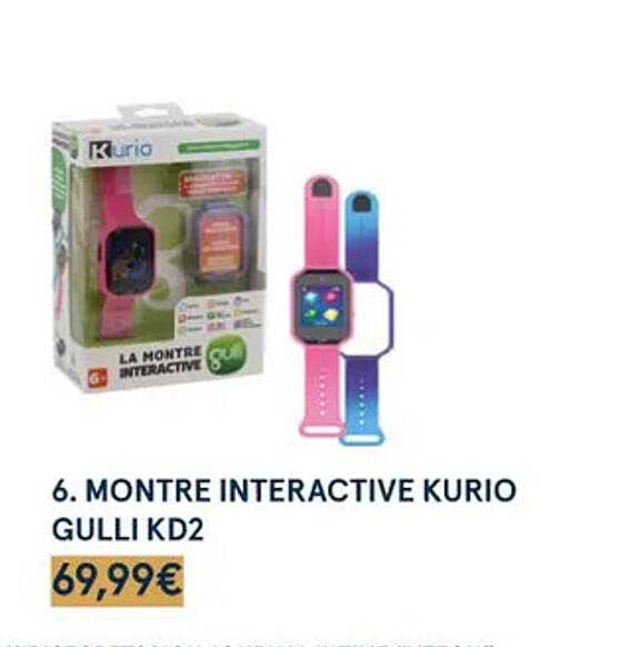 montre interactive kurio gulli kd2