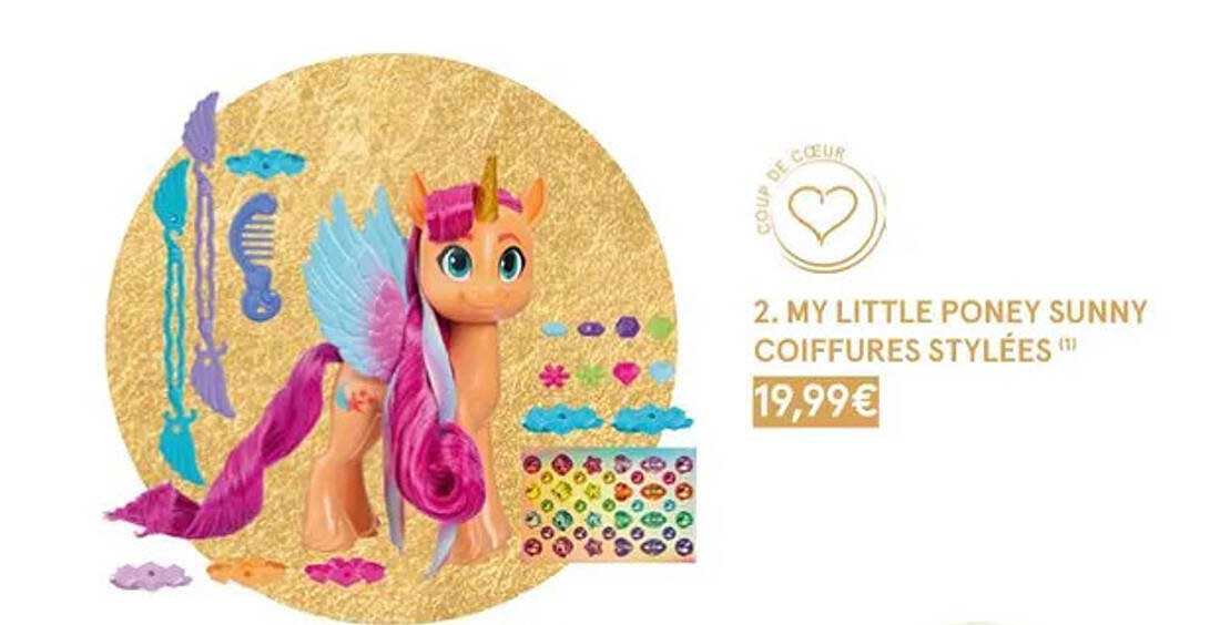 my little poney sunny coiffures stylées