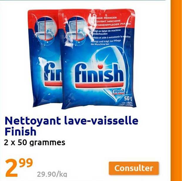 nettoyant lave-vaisselle finish