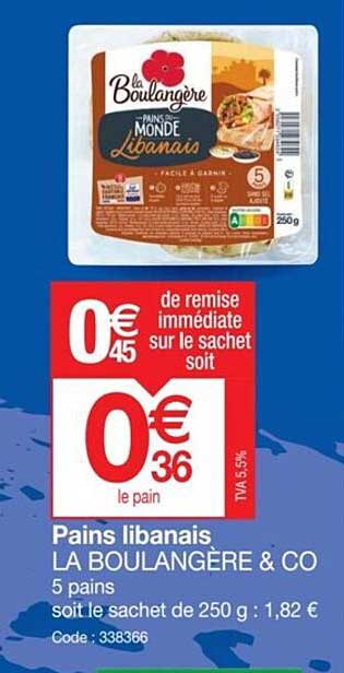 Pains Libanais La Boulangère & Co