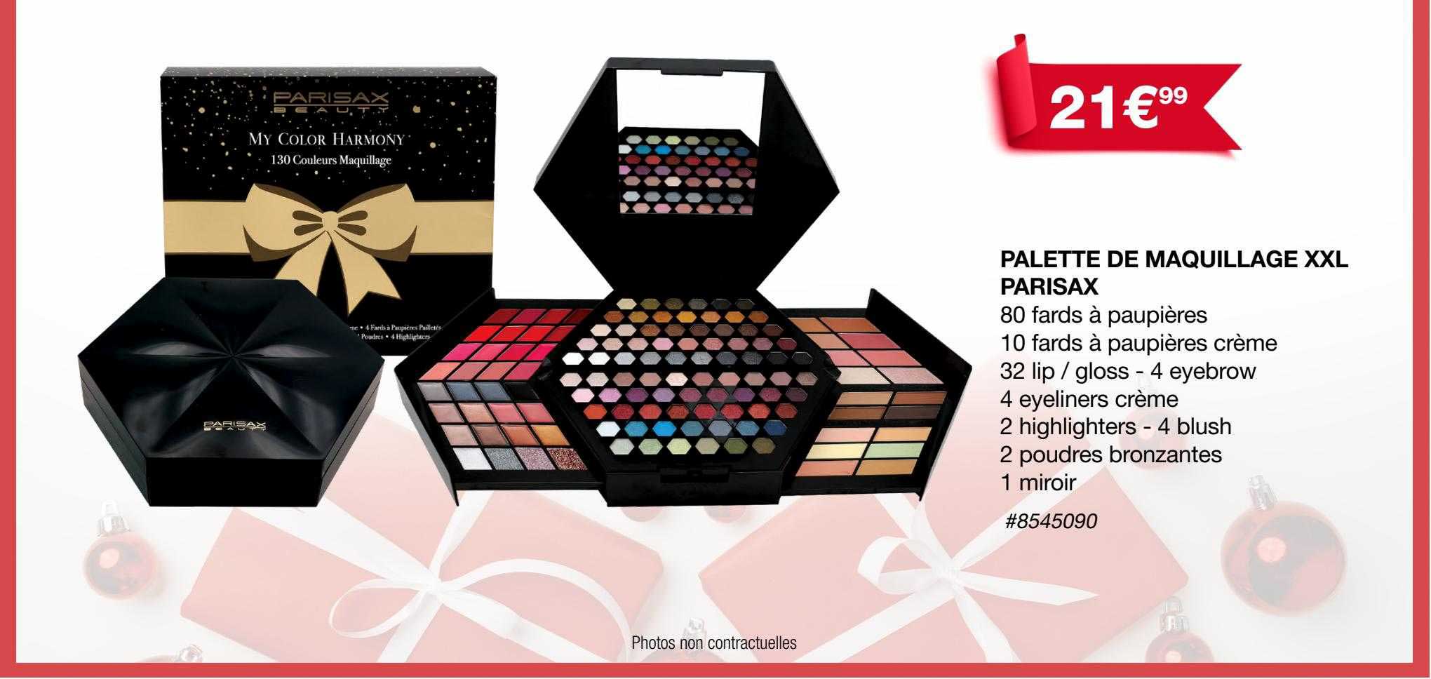 palette de maquillage xxl parisax