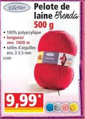pelote de laine brenda 500 g elleNor