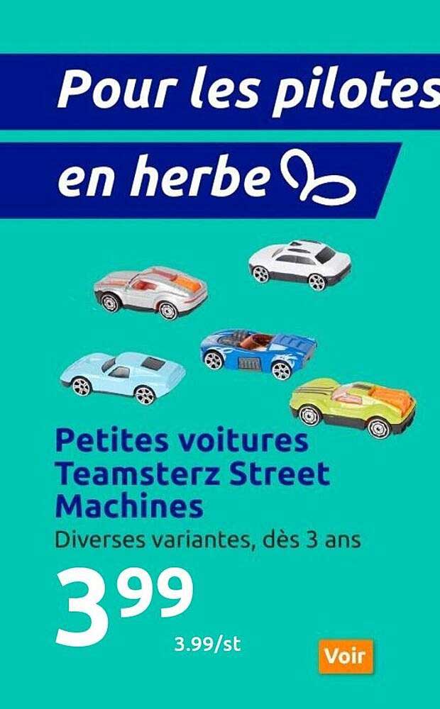petites voitures teamsterz street machines