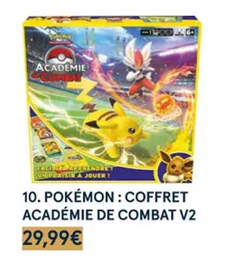 pokémon : coffret académie de combat v2