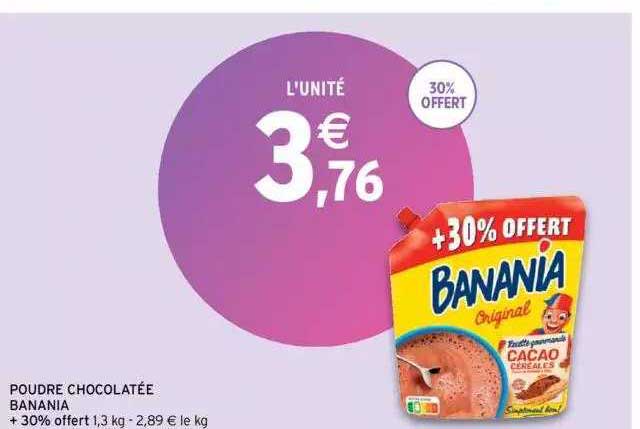 poudre chocolatée banania