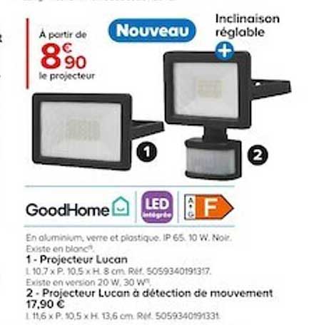 Projecteur Lucan Goodhome