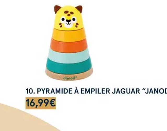 pyramide à empiler jaguar "janod"