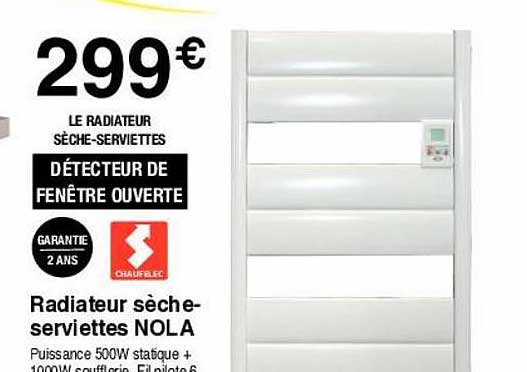 radiateur sèche-serviettes nola