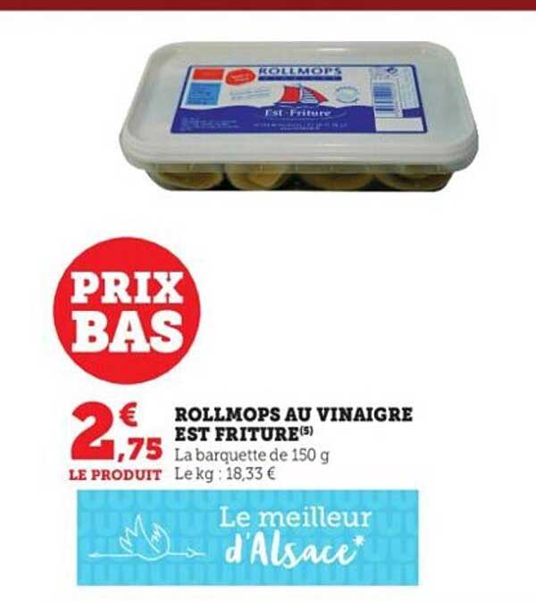 rollmops au vinaigre est friture