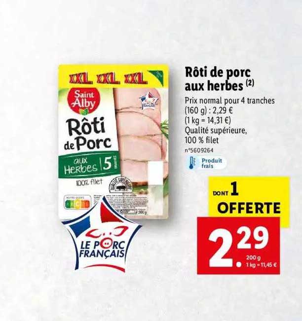 rôti de porc aux herbes saint alby