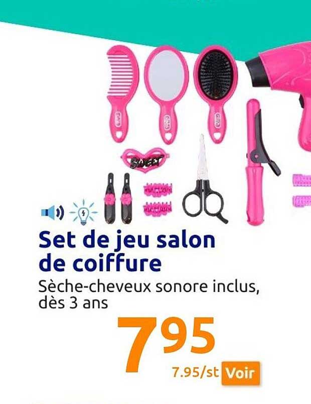 set de jeu salon de coiffure