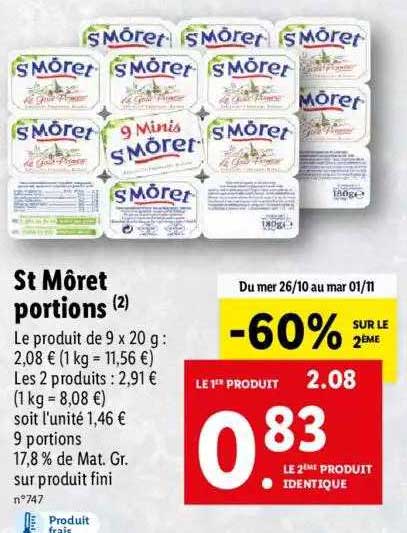 st môret portions