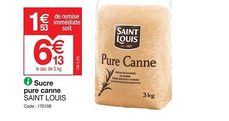 sucre pure canne saint louis
