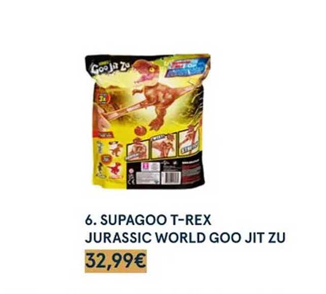 supagoo t-rex jurassic world goo jit zu