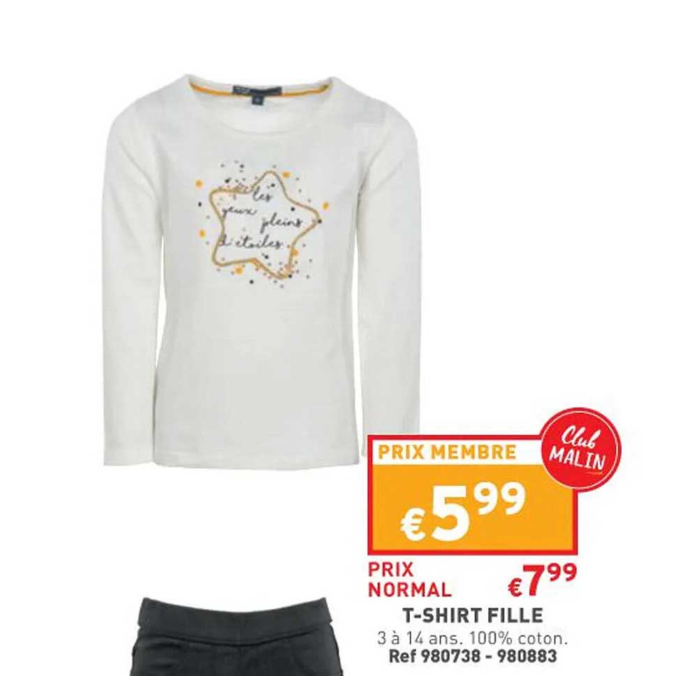 t-shirt fille