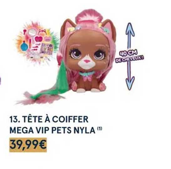 tête à coiffer méga vip pets nyla