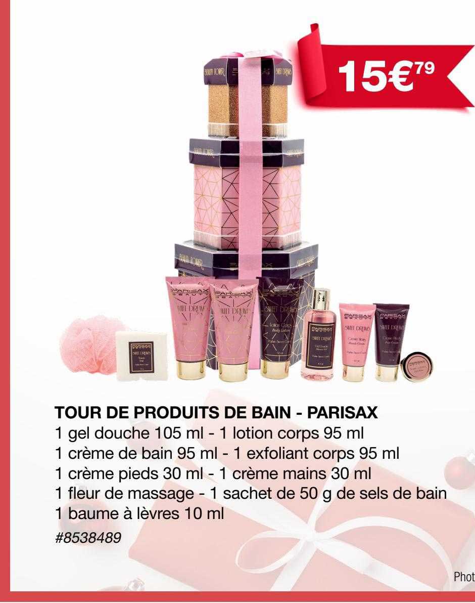 tour de produits de bain - parisax