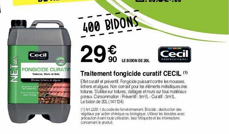traitement fongicide curatif cecil