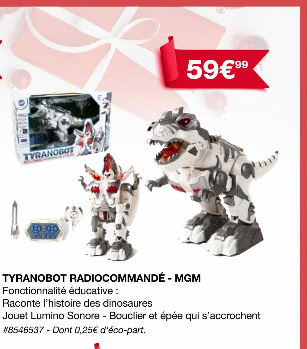 tyranobot radiocommandé - mgm