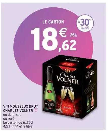 vin mousseux brut charles volner