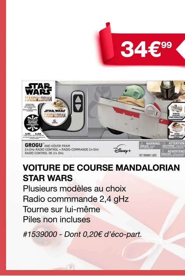 voiture de course mandalorian star wars