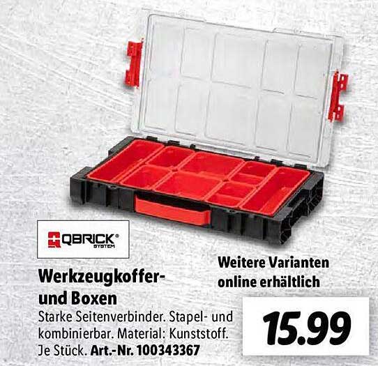 Werkzeugkoffer- Und Boxer Qbrick