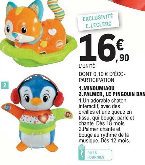 1. minoumiaoui 2. palmer le pingouin danceur