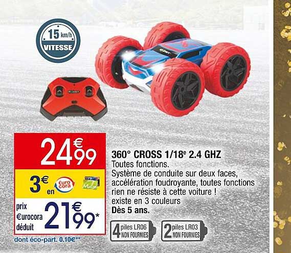 360° cross 1-18 2.4 ghz