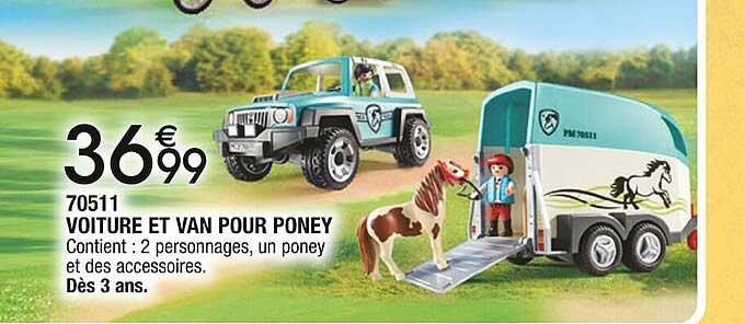 70511 voiture et van pour poney
