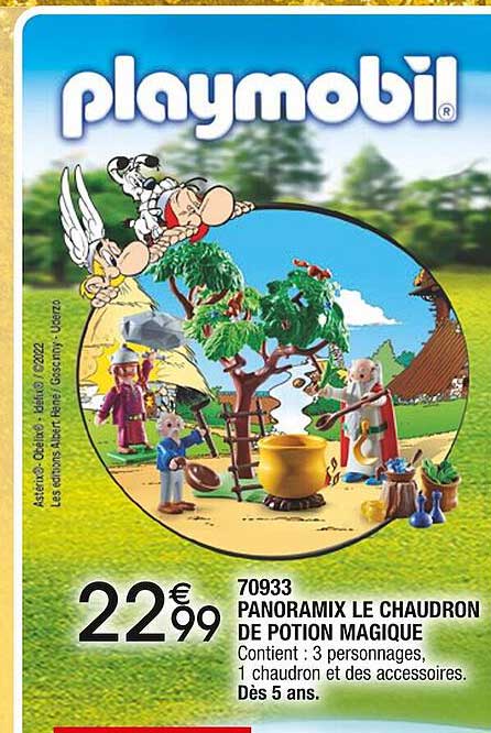 70933 panoramix le chaudron de potion magique