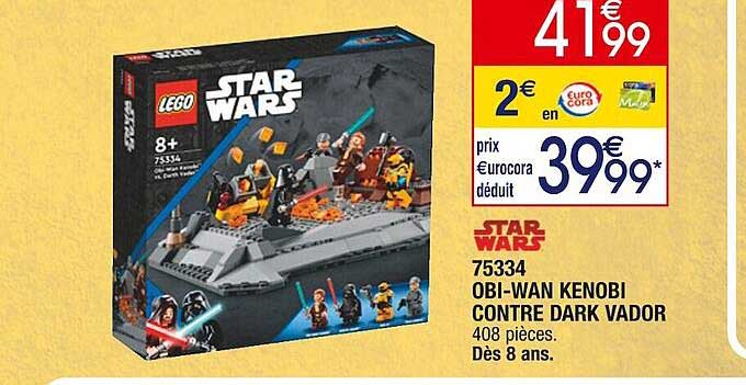75334 obi-wan kenobi contre dark vador star wars
