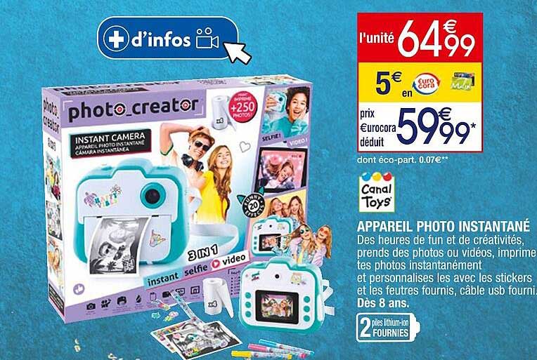 appareil photo instantané