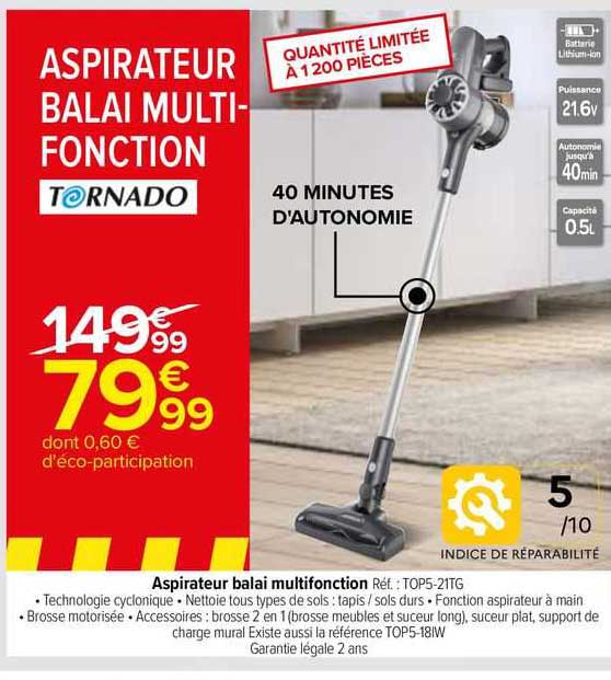 Aspirateur Balai Multifunction