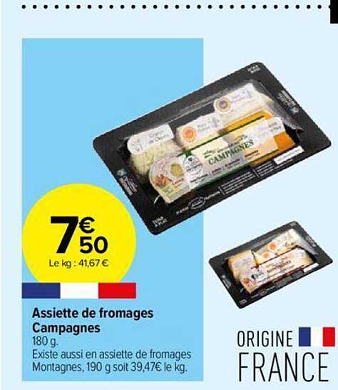 Assiette De Fromages Campagnes